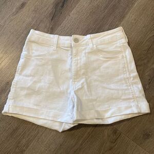 &denim white Shorts 6 EUC